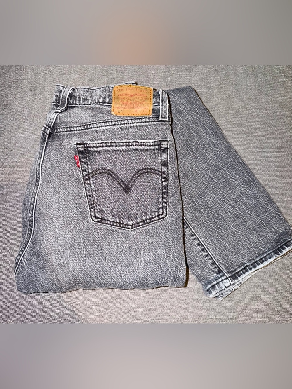 LEVI’s 501 Jeans for Women “Swan Island” (Black Wash) in 27x32